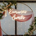 napis pierwsza komunia święta